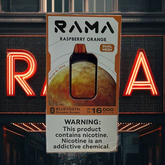 RAMA - RASPBERRY ORANGE - 16K PUFFS